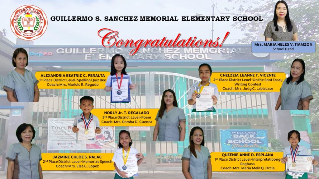 District Level Awardees